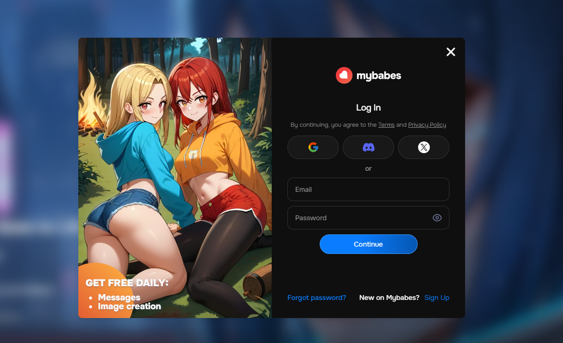 Illustration of code integration showing MyBabes AI API connecting to a mobile application